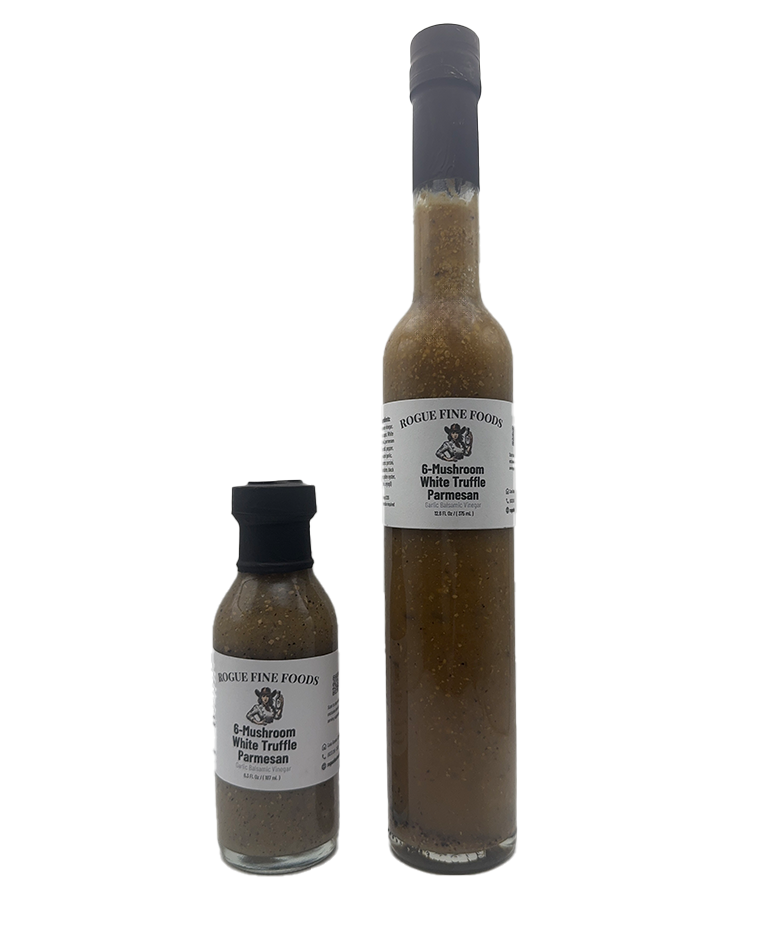 bottles of truffle balsamic vinegar