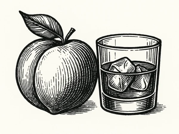 Peach Bourbon Dark Balsamic (100ml)