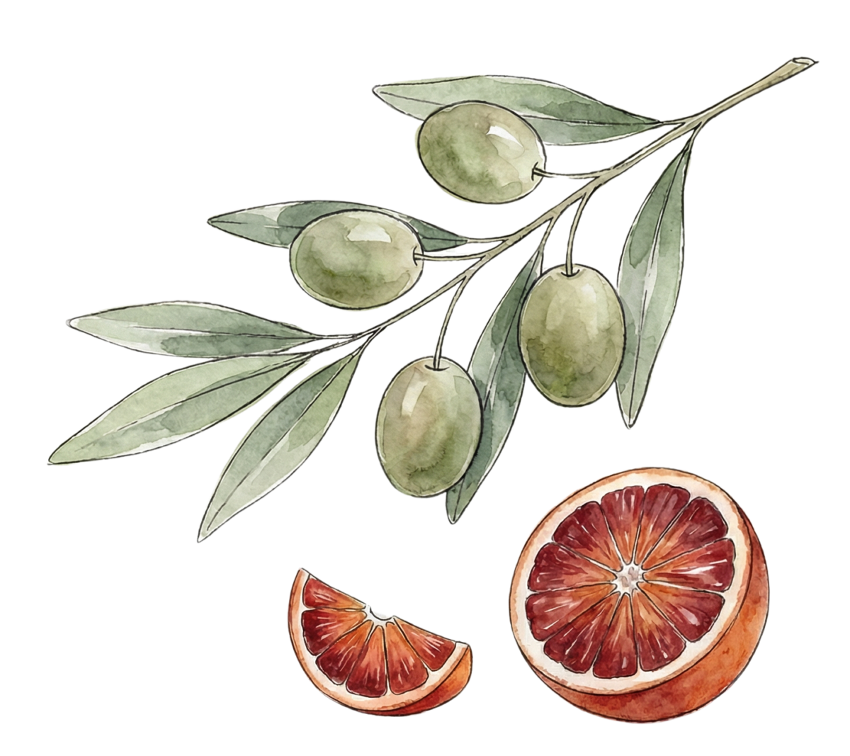 Blood Orange EVOO visual blood orange extra virgin olive oil