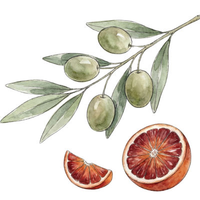 Blood Orange EVOO visual blood orange extra virgin olive oil